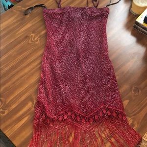 City Triangles Red High Low Dress